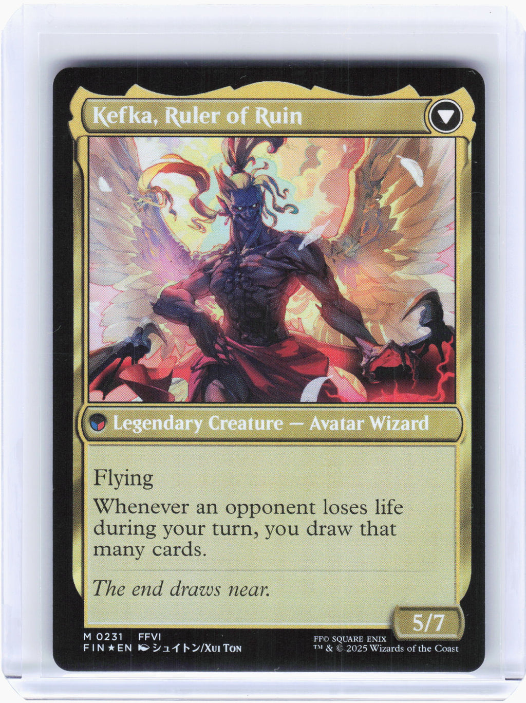 2025 Magic: The Gathering—Kefka, Court Mage #231 Final Fantasy—Mythic Foil