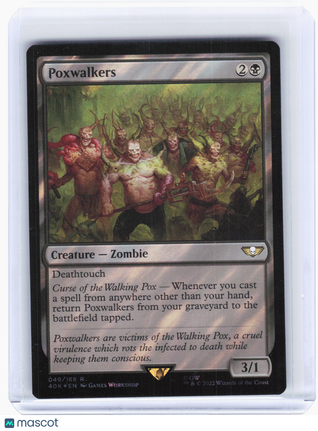 2022 Magic: The Gathering—Poxwalkers #49 Warhammer 40,000—Rare Surge Foil