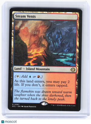 2026 Magic: The Gathering—Steam Vents #267 Lorwyn Eclipsed—Rare Non-Foil