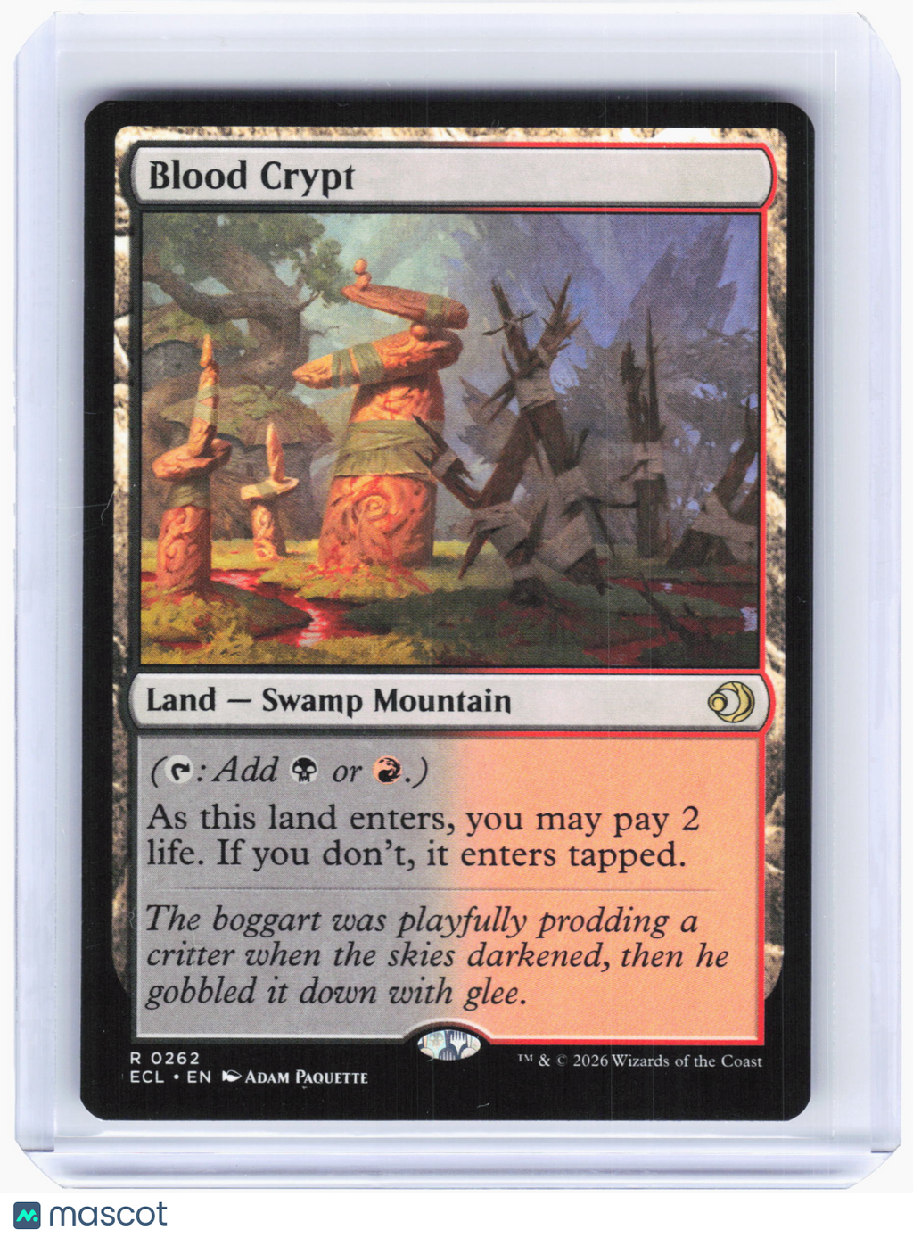2026 Magic: The Gathering—Blood Crypt #262 Lorwyn Eclipsed—Rare Non-Foil