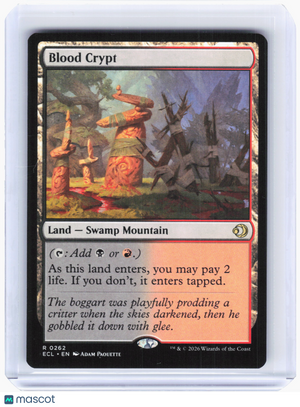 2026 Magic: The Gathering—Blood Crypt #262 Lorwyn Eclipsed—Rare Non-Foil