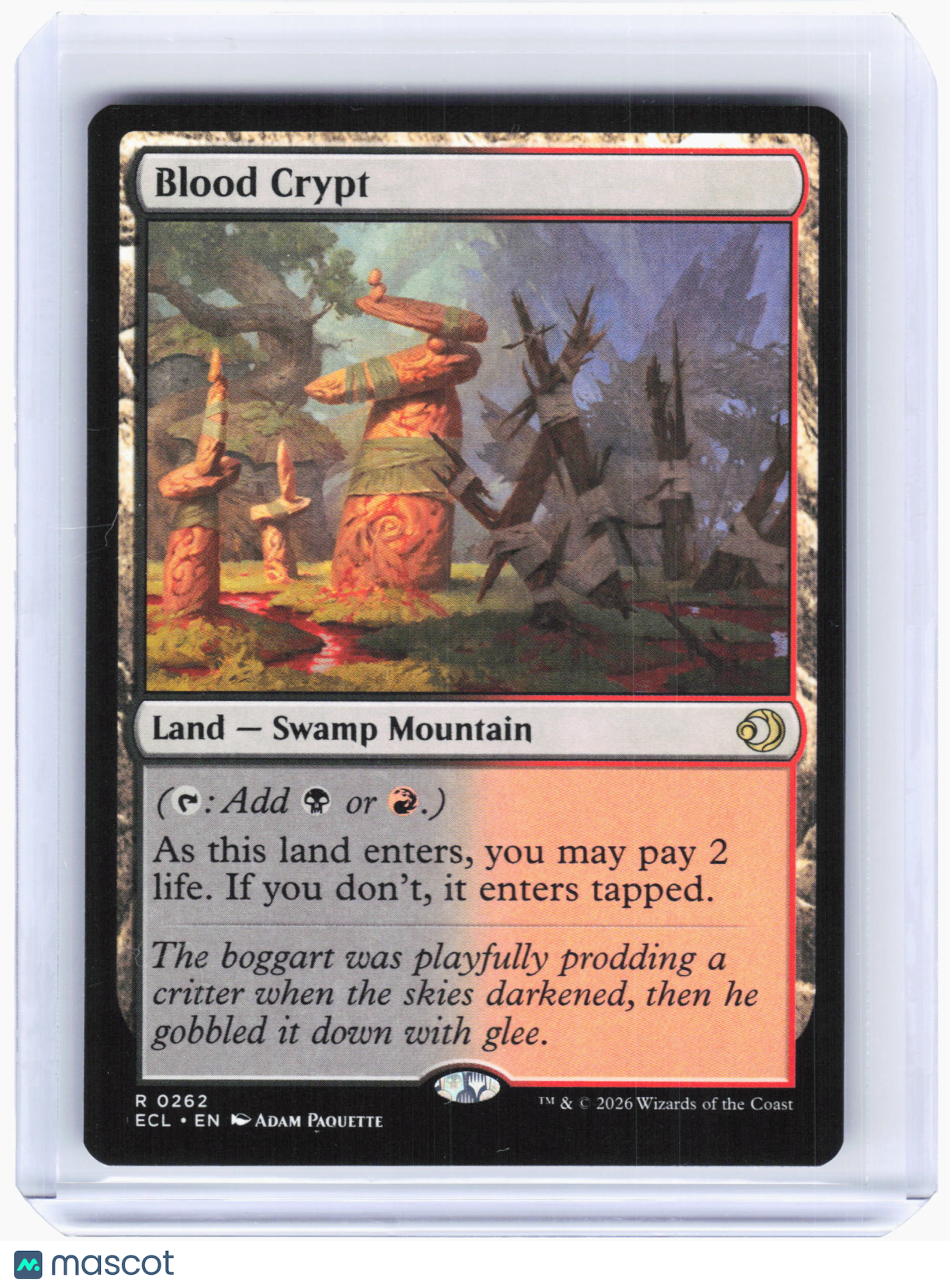 2026 Magic: The Gathering—Blood Crypt #262 Lorwyn Eclipsed—Rare Non-Foil