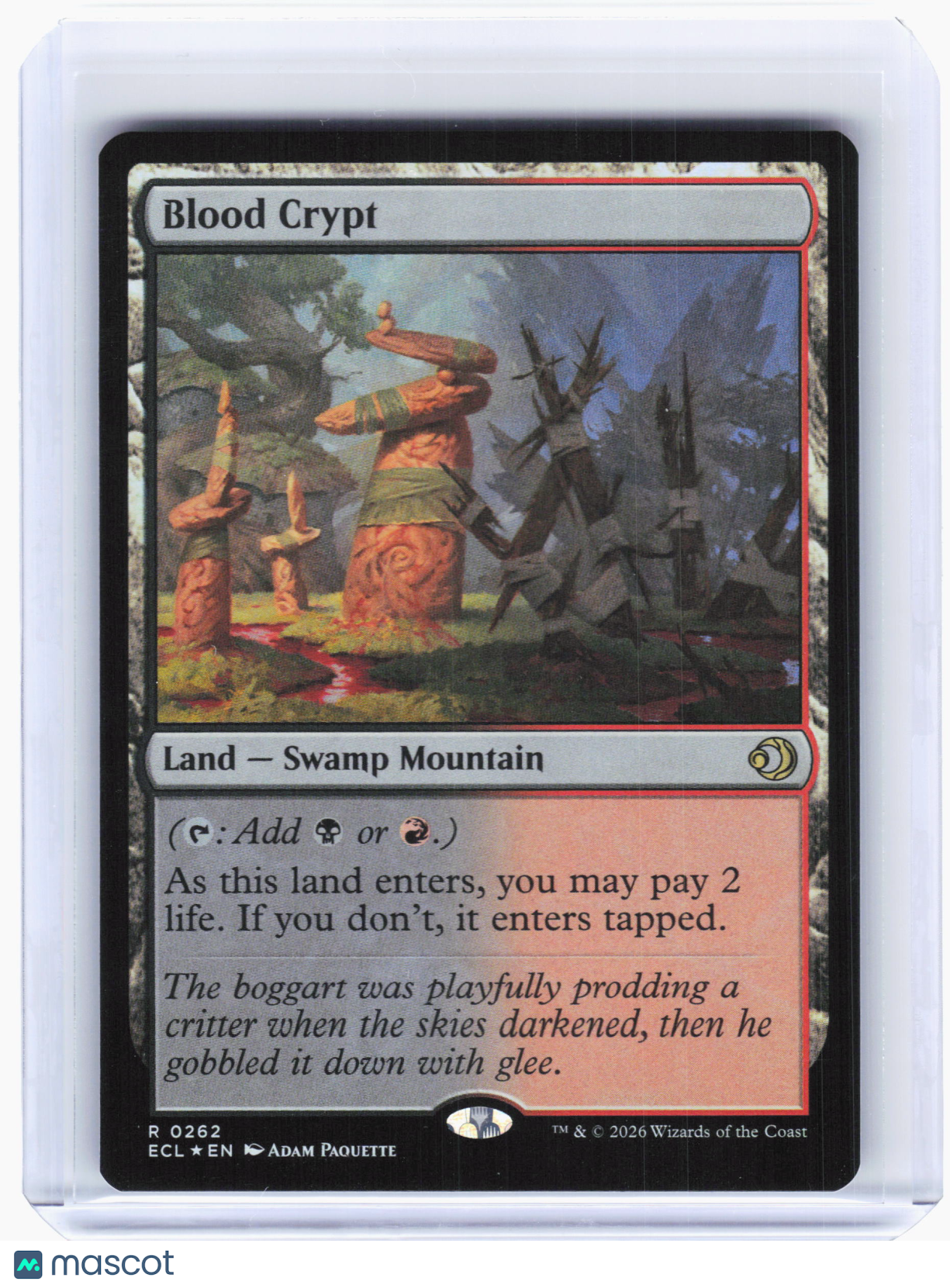 2026 Magic: The Gathering—Blood Crypt #262 Lorwyn Eclipsed—Rare Foil