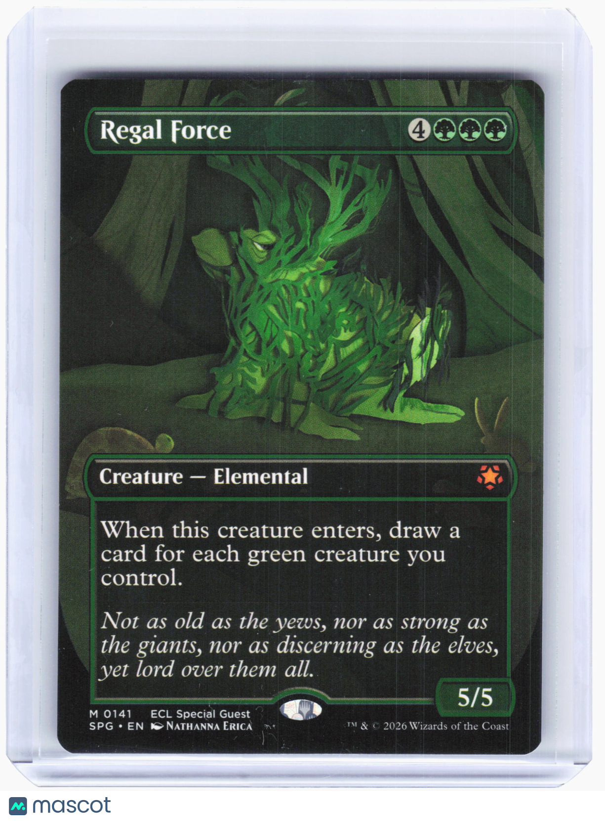 2024 Magic: TG—Regal Force #141 Special Guest—Mythic Non-Foil Borderless