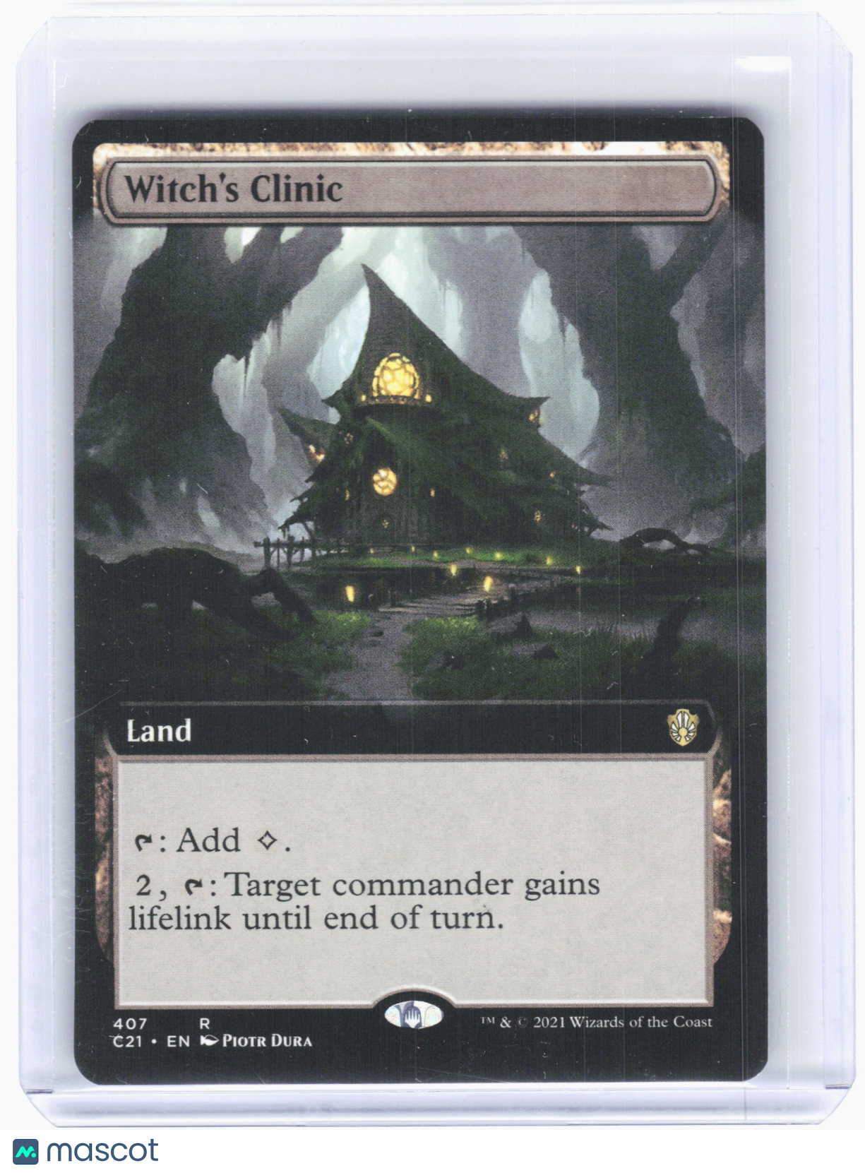 Magic: The Gathering—Witch's Clinic #407 Commander 2021—Rare Non-Foil