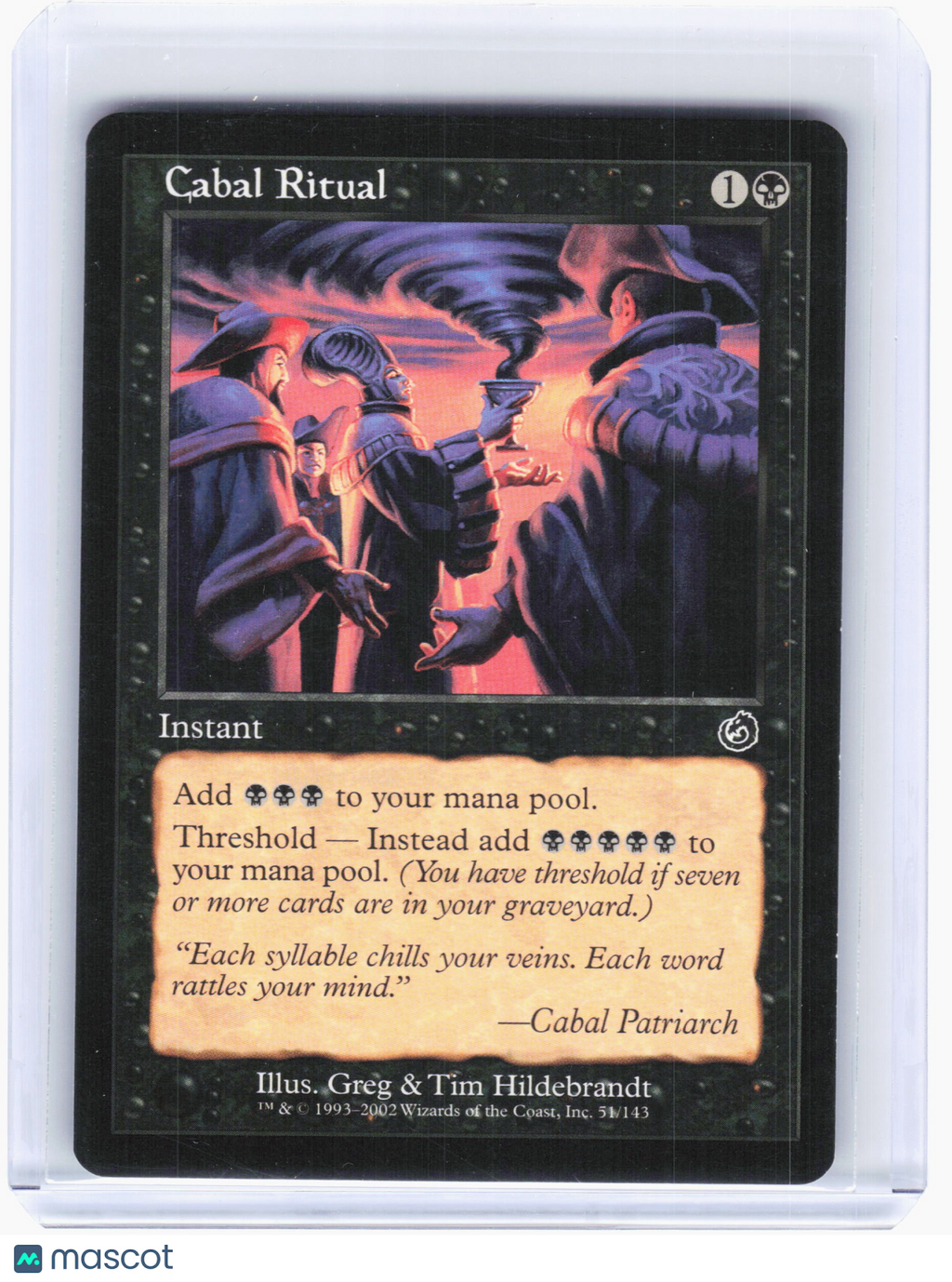 2002 Magic: The Gathering—Cabal Ritual #51 Torment—Common Non-Foil