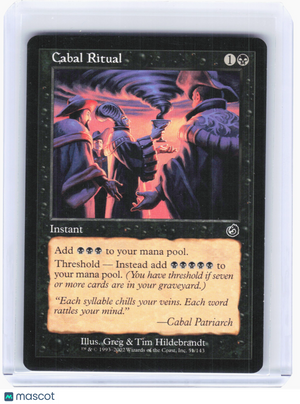 2002 Magic: The Gathering—Cabal Ritual #51 Torment—Common Non-Foil