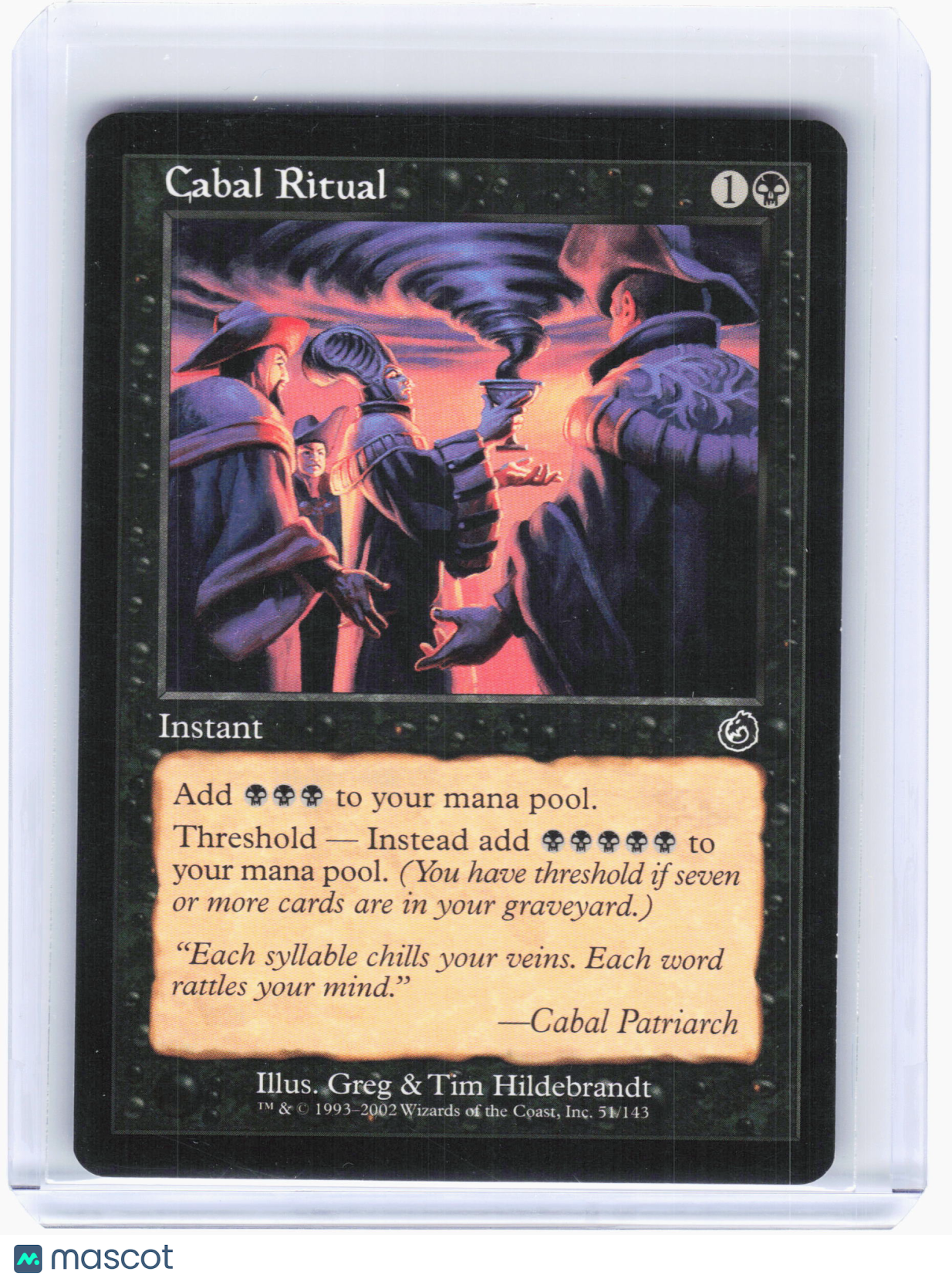 2002 Magic: The Gathering—Cabal Ritual #51 Torment—Common Non-Foil