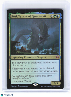 2020 Magic: TG—Aesi, Tyrant of Gyre Strait #365 Commander Legends—Mythic Foil