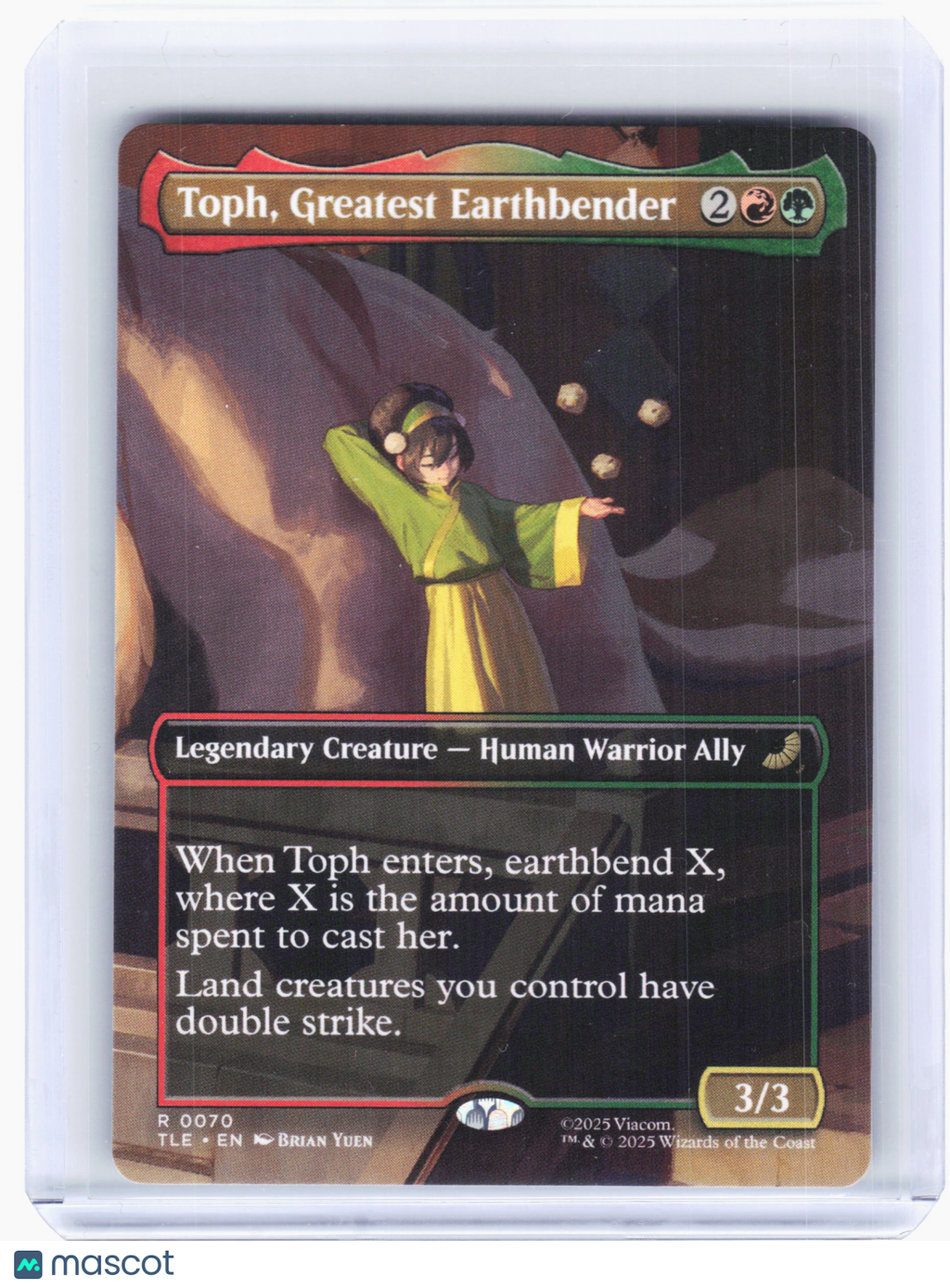 2025 MTG—Toph, Greatest Earthbender #70 Avatar: TLA - Eternal—NonFoil Borderless