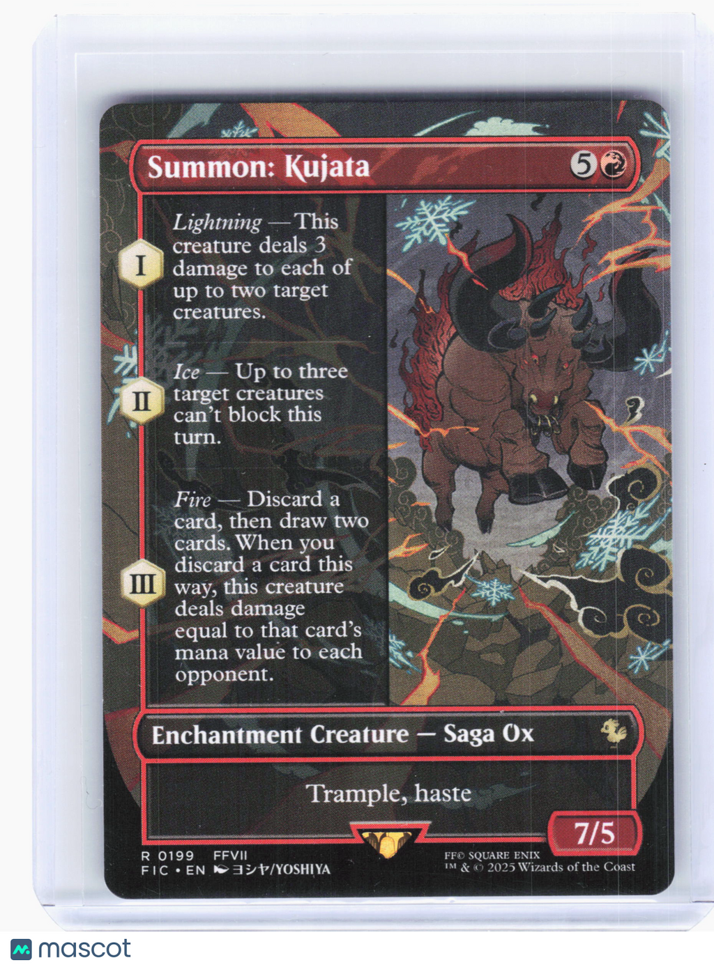 2025 Magic: The Gathering—Summon: Kujata #199 Final Fantasy—Rare Non-Foil