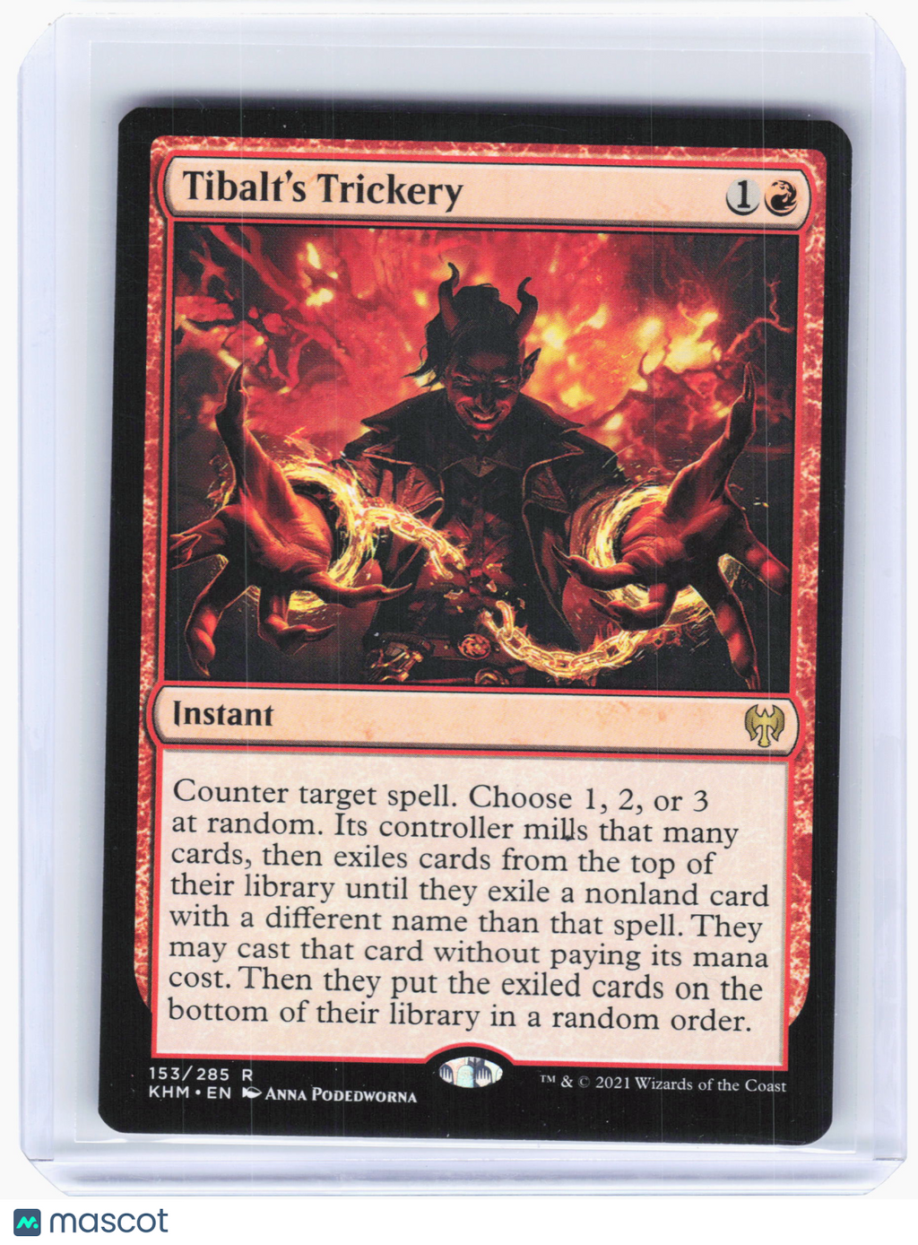2021 Magic: The Gathering—Tibalt's Trickery #153 Kaldheim—Rare Non-Foil