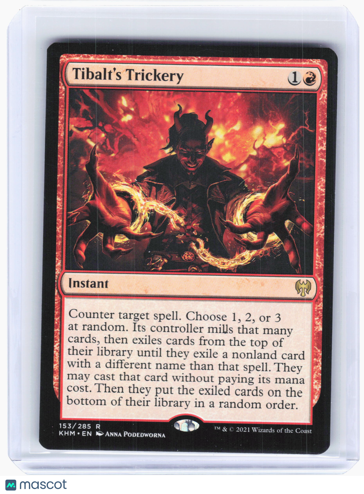 2021 Magic: The Gathering—Tibalt's Trickery #153 Kaldheim—Rare Non-Foil