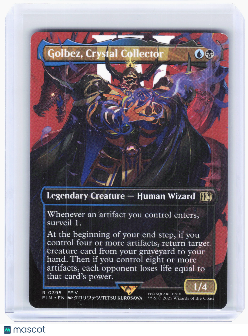 2025 Magic: TG—Golbez, Crystal Collector #395 Final Fantasy—Non-Foil Borderless
