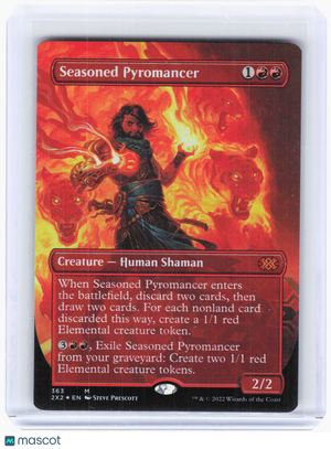 Magic: TG—Seasoned Pyromancer #363 Double Masters 2022—Mythic Foil Borderless