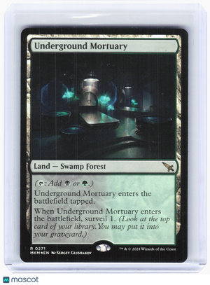 2024 Magic: TG—Underground Mortuary #271 Murders at Karlov Manor—Rare Foil
