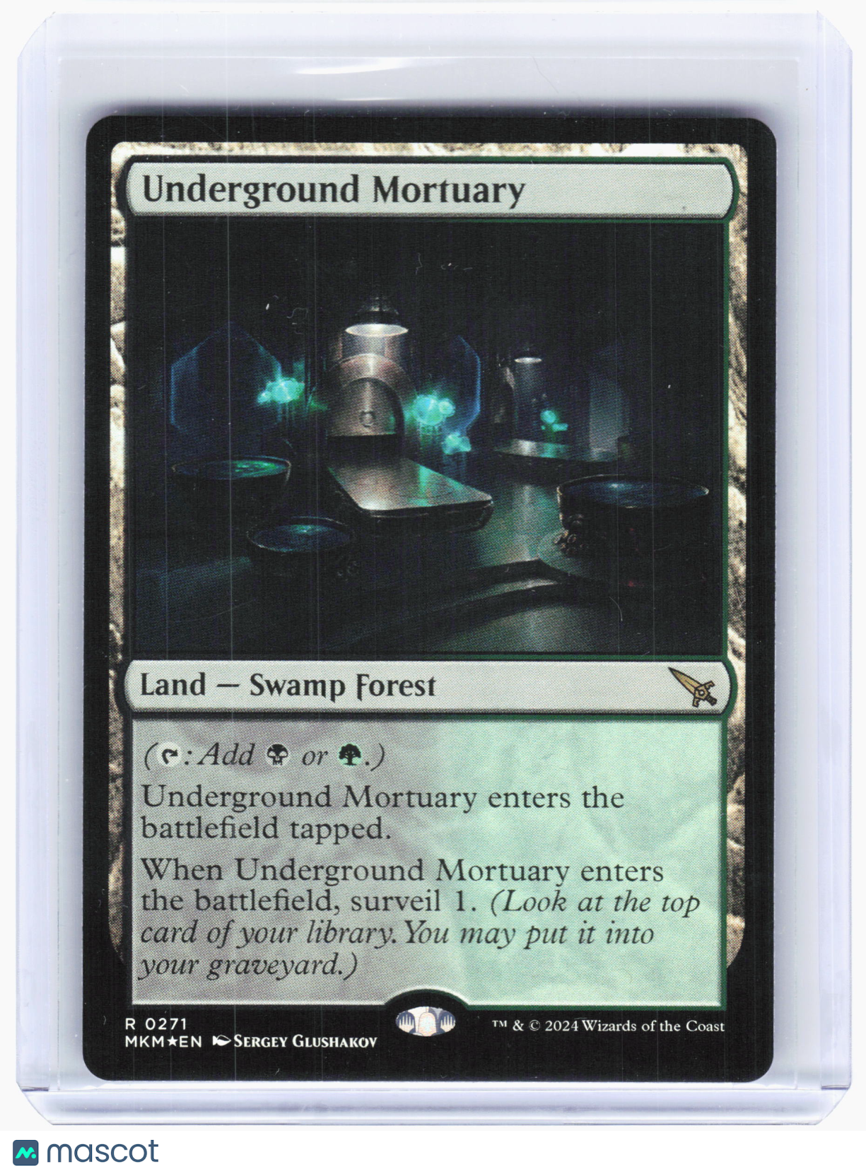 2024 Magic: TG—Underground Mortuary #271 Murders at Karlov Manor—Rare Foil