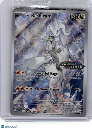 2025 Pokemon—N'S Reshiram #167 Journey Together—Illustration Rare Holo [Sealed]