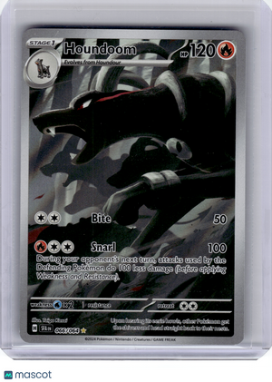 2024 Pokemon—Houndoom #66 Shrouded Fable—Illustration Rare Holo [Lightly Played]