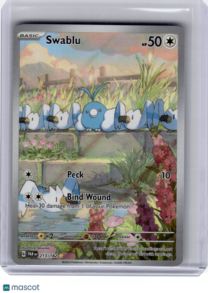 2023 Pokemon—Swablu #213 Paradox Rift—Illustration Rare Holo [Lightly Played]