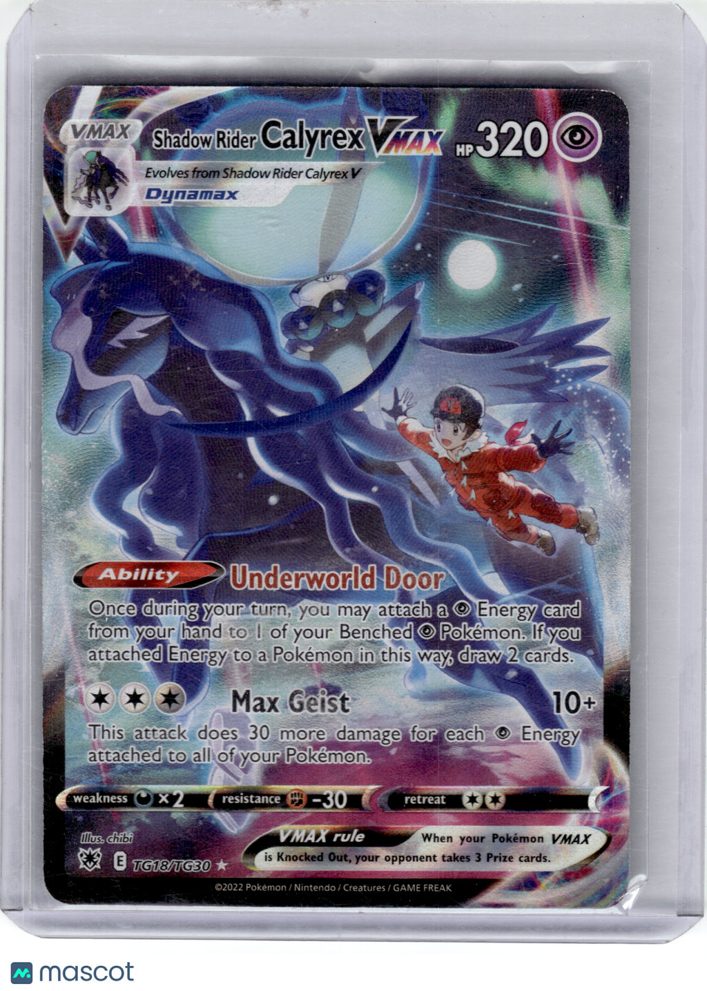 2022 Pokemon—Shadow Rider Calyrex VMAX #TG18 Astral Radiance: TG— [LP]