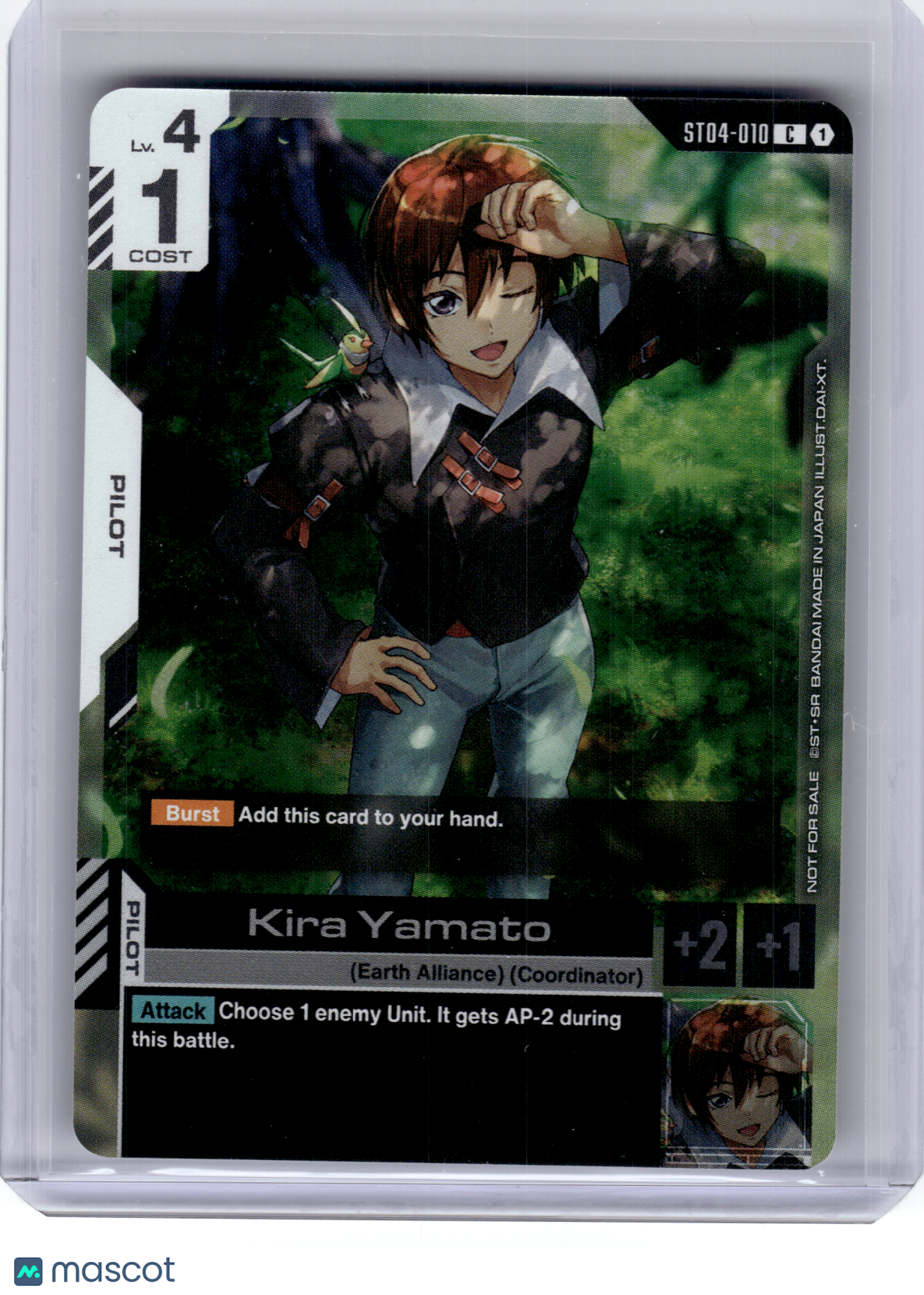 2026 Gundam TCG—Kira Yamato #ST04-010 Gundam Promotional Cards—Common Foil