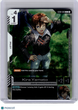 2026 Gundam TCG—Kira Yamato #ST04-010 Gundam Promotional Cards—Common Foil
