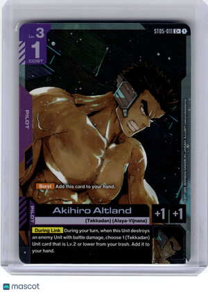 2025 Gundam TCG—Akihiro Altland #ST05-011 Iron Bloom—C+ Foil