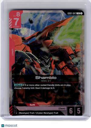 2025 Gundam TCG—Shamblo #GD01-047 Gundam Promotional Cards—Rare Foil