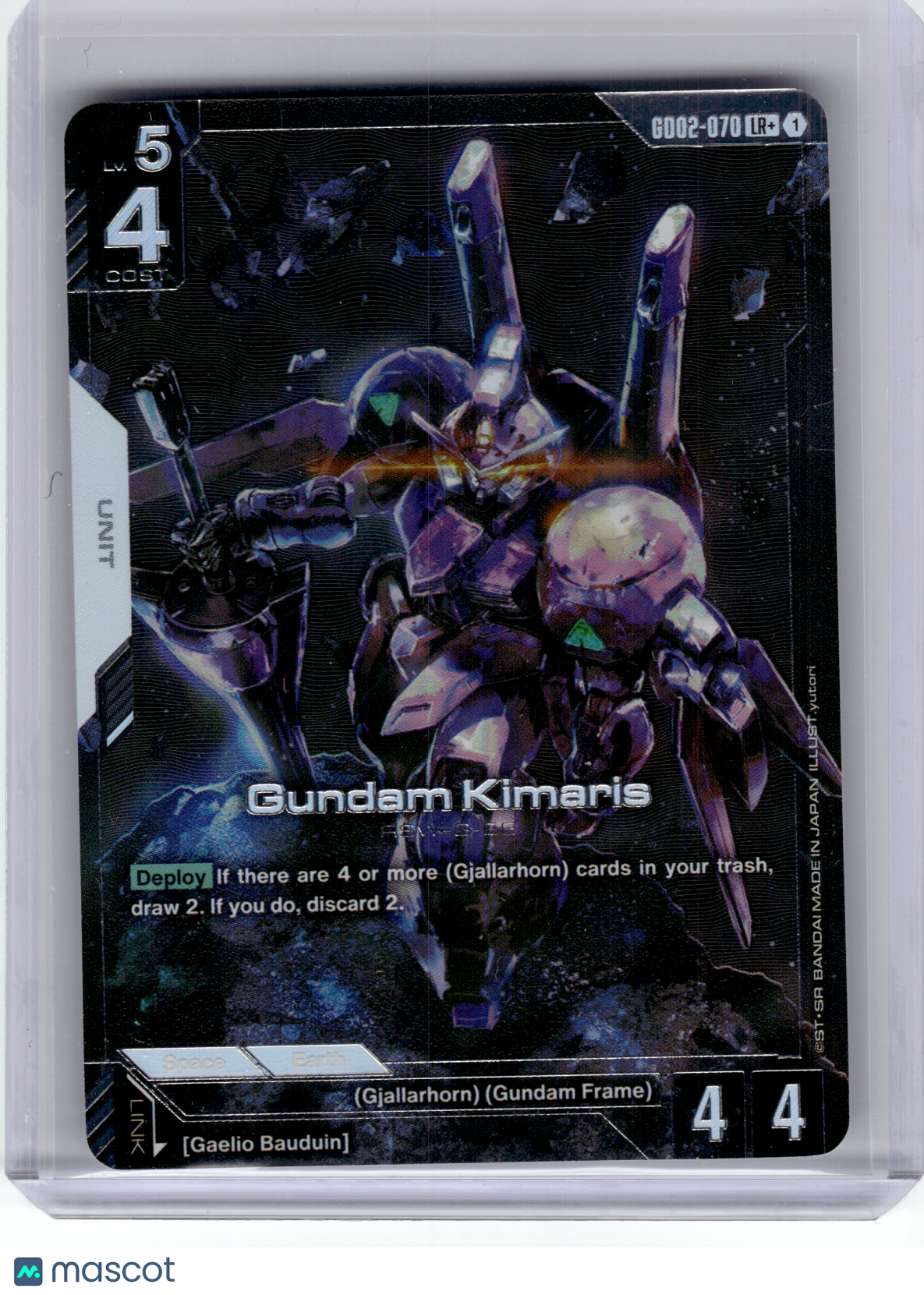 2025 Gundam TCG—Gundam Kimaris #GD02-070 Dual Impact—LR+ Foil