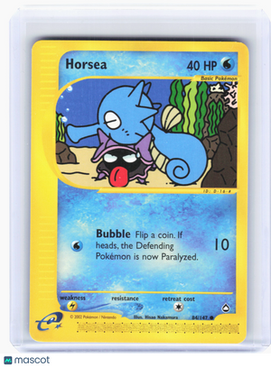 2003 Pokemon—Horsea #84 Aquapolis—Common Nonholo [Moderately Played]