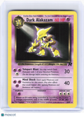 2000 Pokemon—Dark Alakazam #18 Team Rocket—Rare Nonholo [Lightly Played]