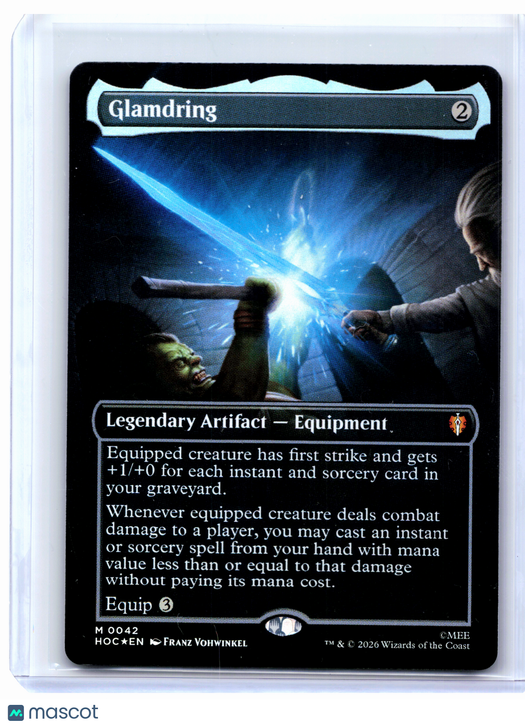 2026 Magic: TG—Glamdring (Borderless) #0042 The Hobbit Eternal—Mythic Foil
