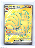 2023 Pokemon—Ninetales ex #186/165 Scarlet & Violet 151—Ultra Rare Holo