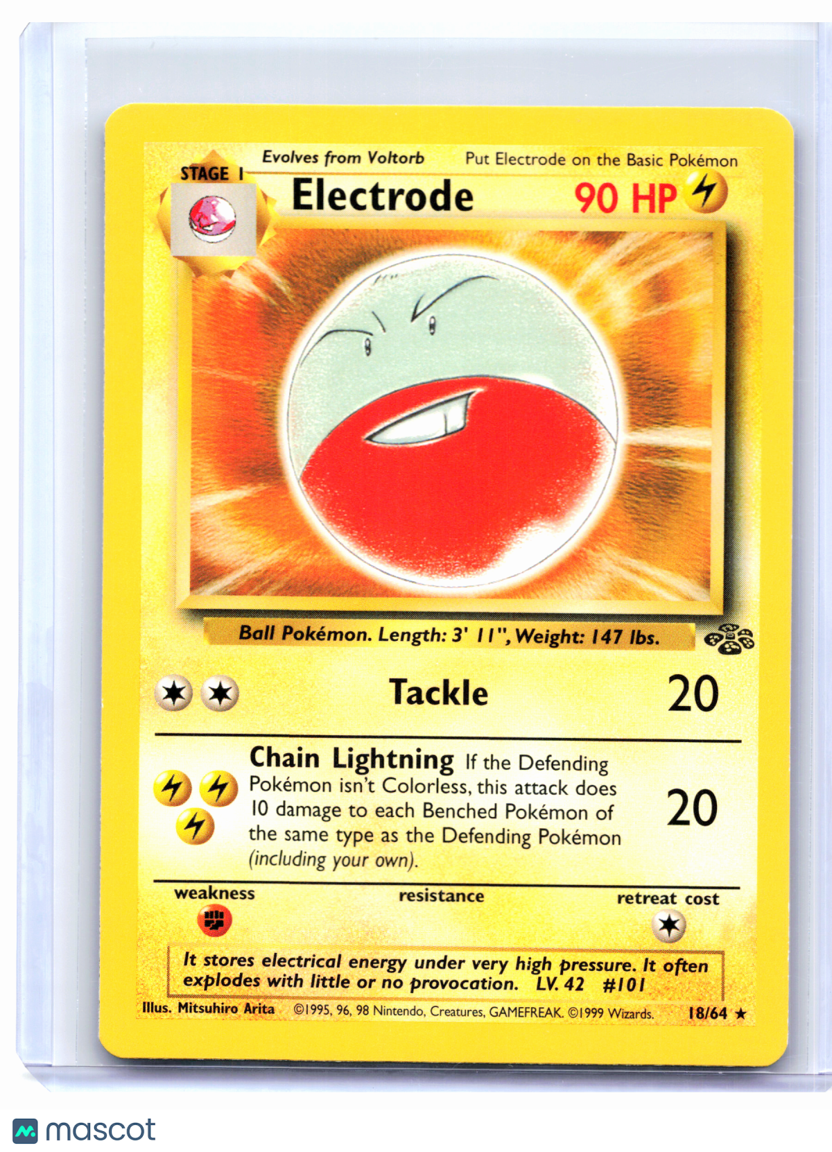 1999 Pokemon—Electrode #18/64 Jungle—Rare Nonholo [Lightly Played]