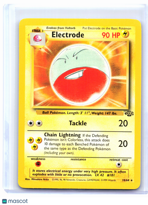 1999 Pokemon—Electrode #18/64 Jungle—Rare Nonholo [Lightly Played]