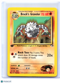 2000 Pokemon—Brock's Graveler #40/132 Gym Heroes—Uncommon Nonholo (1st Ed) [LP]