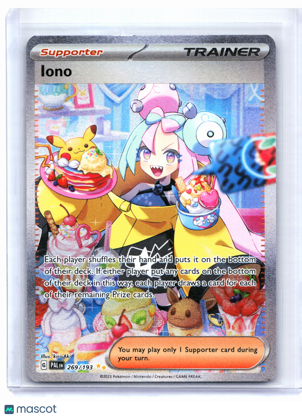 2023 Pokemon—Iono #269/193 Paldea Evolved—Special Illustration Rare Holo [LP]