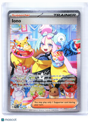 2023 Pokemon—Iono #269/193 Paldea Evolved—Special Illustration Rare Holo [LP]
