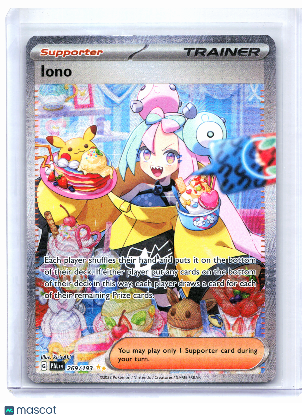 2023 Pokemon—Iono #269/193 Paldea Evolved—Special Illustration Rare Holo [LP]