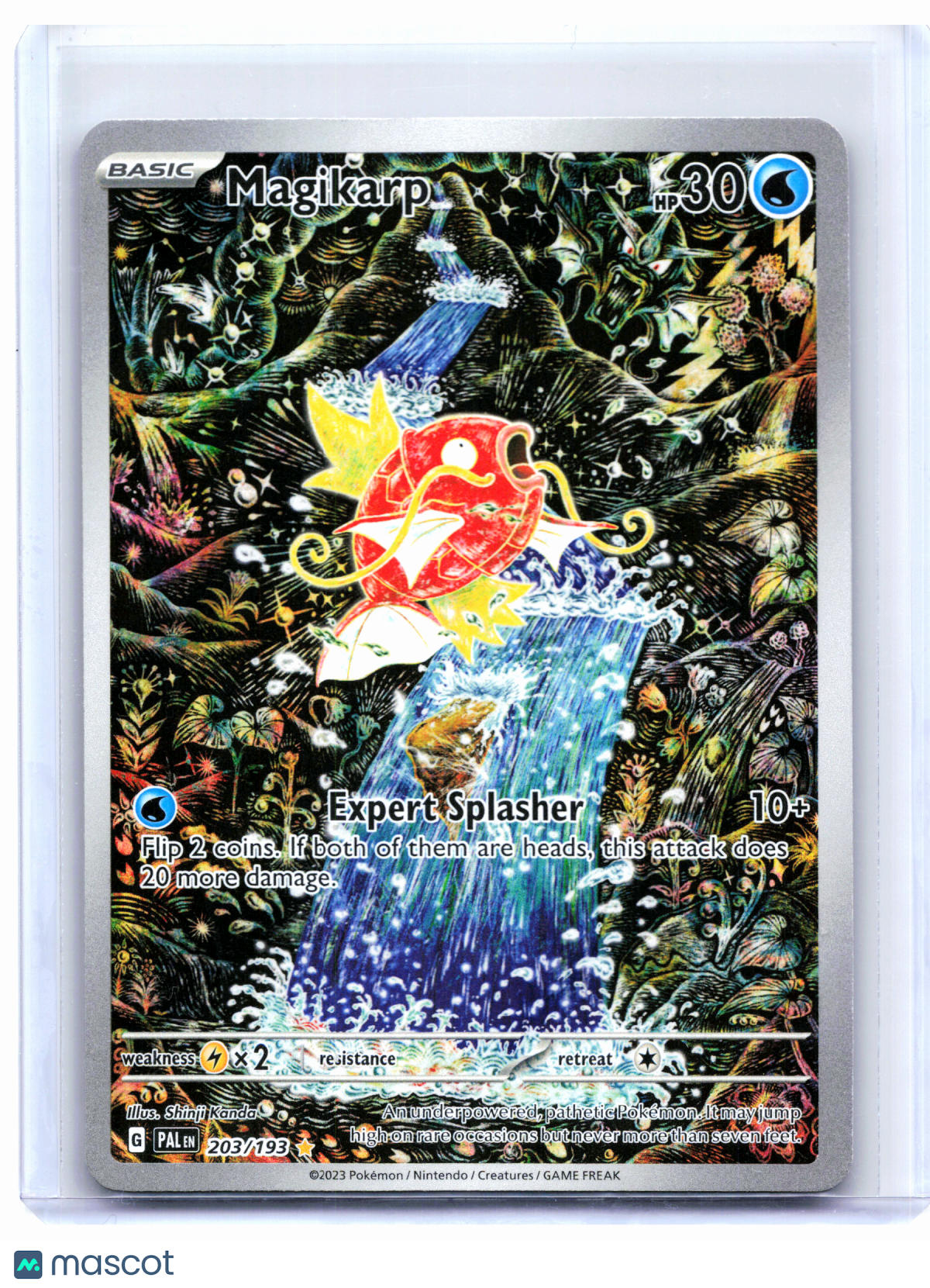 2023 Pokemon—Magikarp #203/193 Paldea Evolved—Illustration Rare Holo [LP]