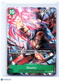 2025 One Piece—Shanks (Alt Art) #OP13-028 Carrying On His Will—Super Rare Foil