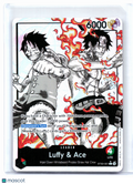 2026 One Piece—Luffy & Ace (Alternate Art) #ST30-001 Luffy & Ace—Leader Foil