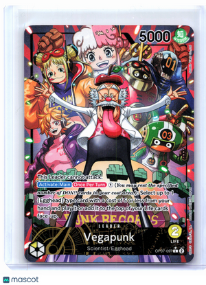 2024 One Piece—Vegapunk (Alt Art) #OP07-097 500 Years in the Future—Leader Foil