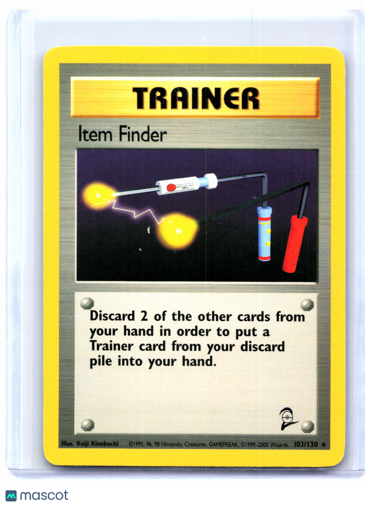 2000 Pokemon—Item Finder #103/130 Base Set 2—Rare Nonholo [Moderately Played]