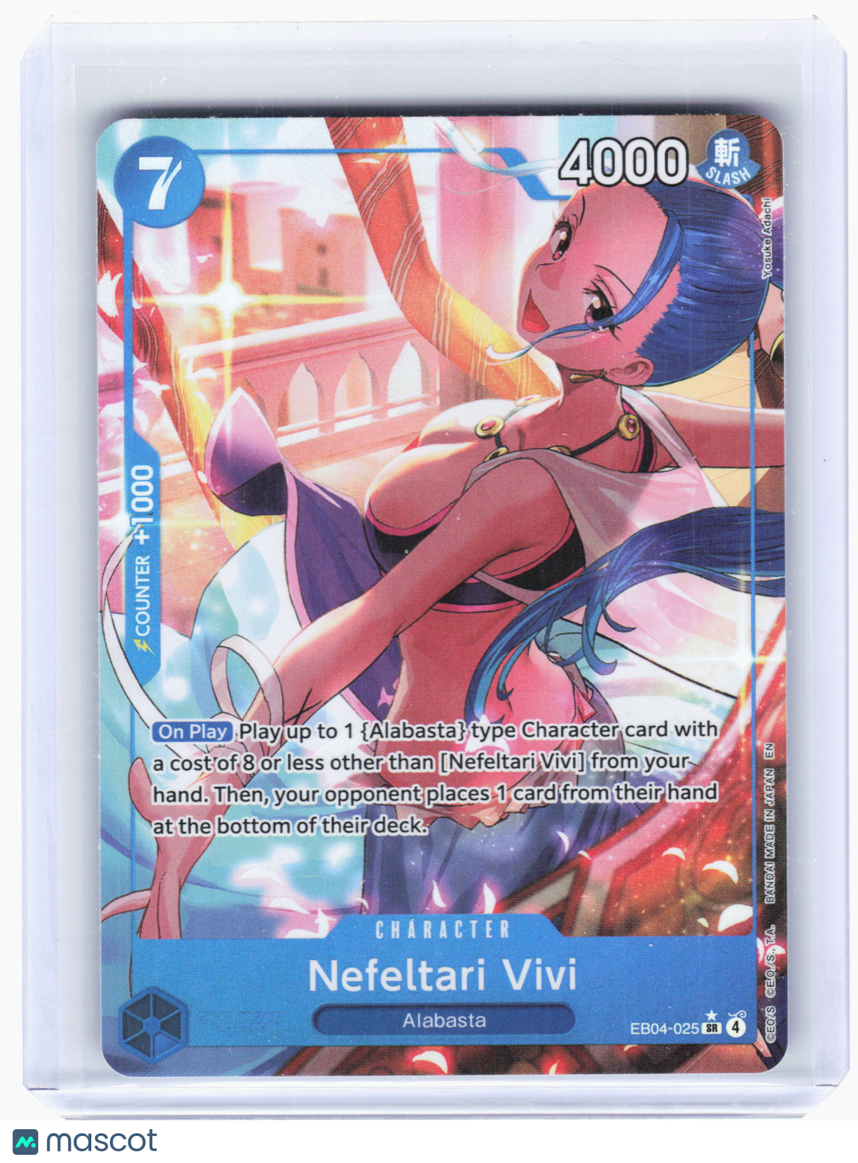 2024 OP TCG—Nefeltari Vivi #EB04-025 The Azure Sea's Seven—SR (Alternate Art)