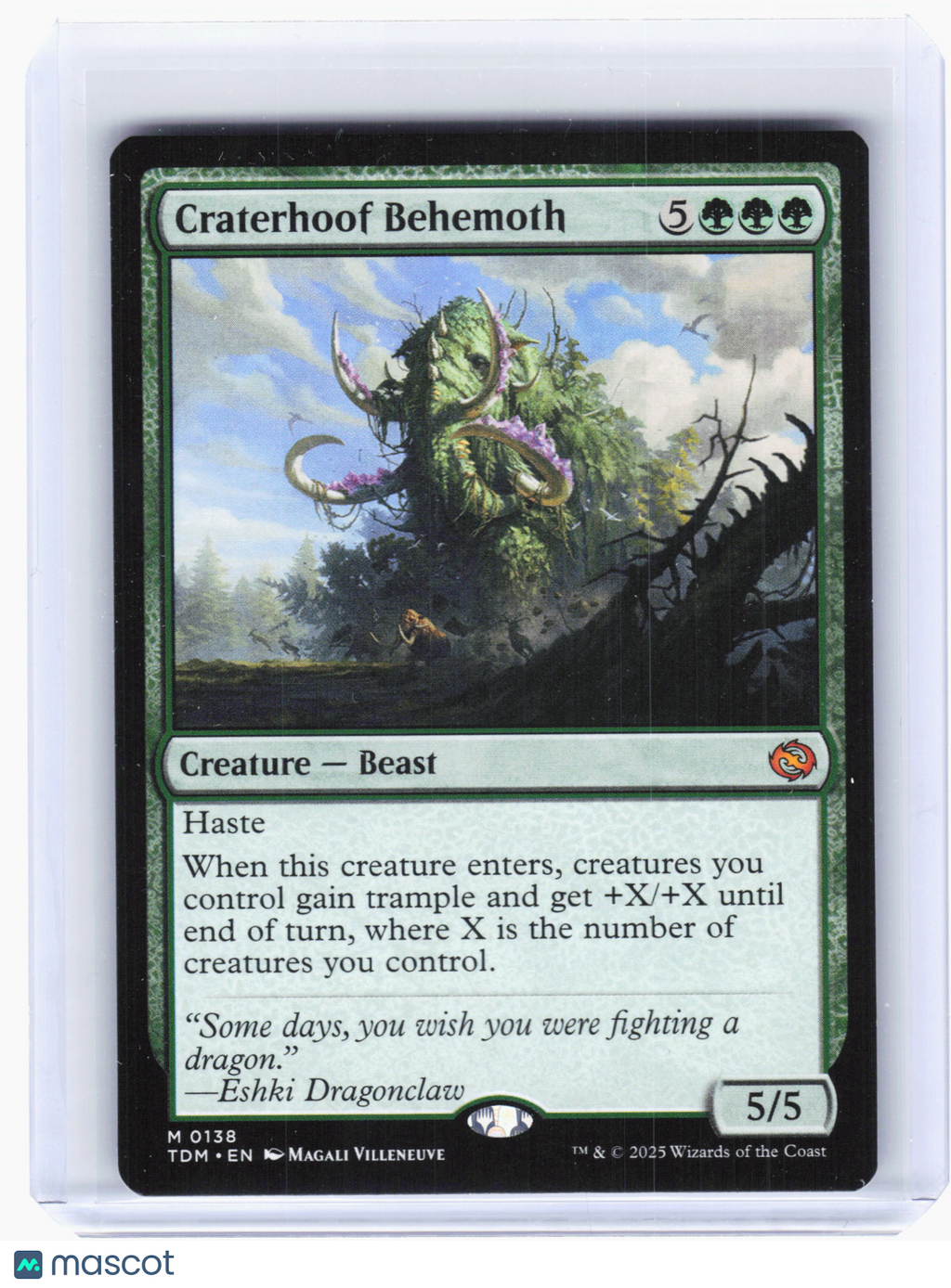 2025 Magic: TG—Craterhoof Behemoth #138 Tarkir: Dragonstorm—Mythic Nonfoil