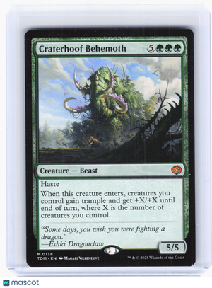 2025 Magic: TG—Craterhoof Behemoth #138 Tarkir: Dragonstorm—Mythic Nonfoil