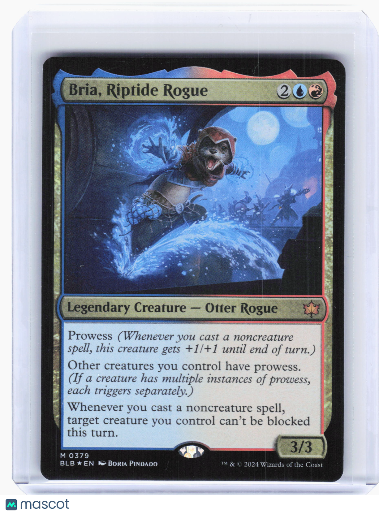 2024 Magic: The Gathering—Bria, Riptide Rogue #379 Bloomburrow—Mythic Foil