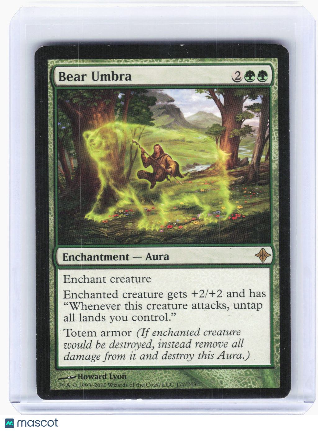 2010 Magic: The Gathering—Bear Umbra #177 Rise of the Eldrazi—Rare Nonfoil